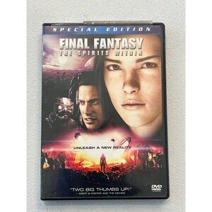 Final Fantasy: The Spirits Within 2001 DVD Special Edition Sci-Fi Movie Pre-Owne